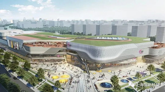 上海松江印象城LED顯示屏項(xiàng)目由智彩科技設(shè)計(jì)、安裝